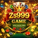 ZS999 game APK interface showing online casino slots and betting options